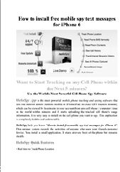 Spy on Conversations With Your Mobile Phone